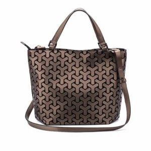 Large Tote Women Shoulder Bag Geometric Hologram Handbag Travel Ladies Fashion